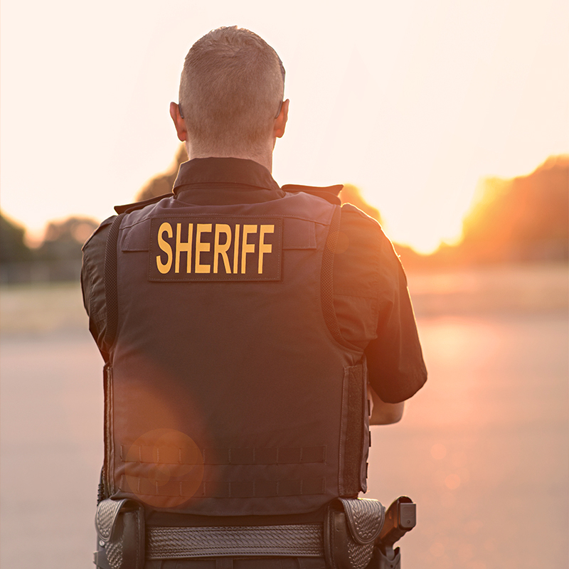 Ottawa county deputies at a crime scene